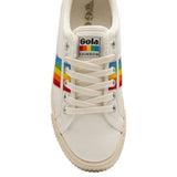 Gola Ladies Tennis Mark Cox Rainbow II Sneaker | Off White/Multi