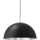 Mater Furniture Shade Light Pendant | Spun Aluminum/Black Powder Coated