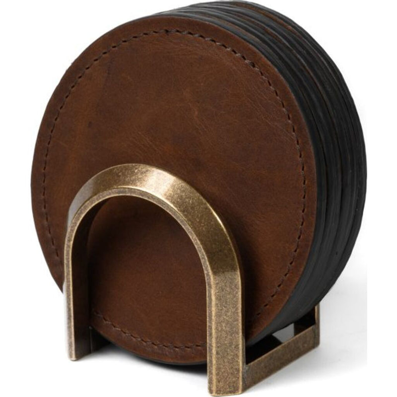 Moore & Giles Coaster Holder | Brass