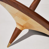 Nomon Peonza Spinning Top | Walnut, Ash and Bronze