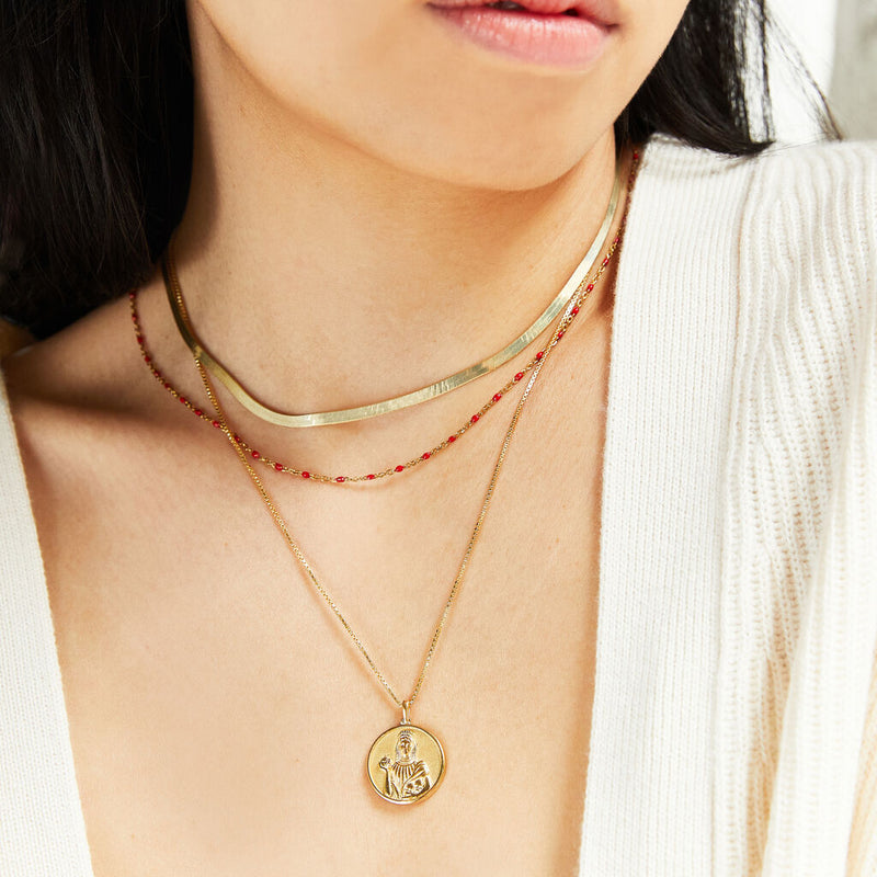 Awe Inspired Persephone Necklace | Box Chain
