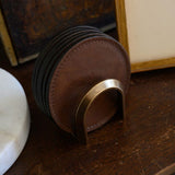 Moore & Giles Coaster Holder | Brass