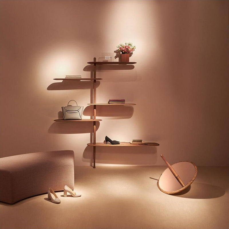 Nomon Peonza Spinning Top | Walnut, Ash and Bronze