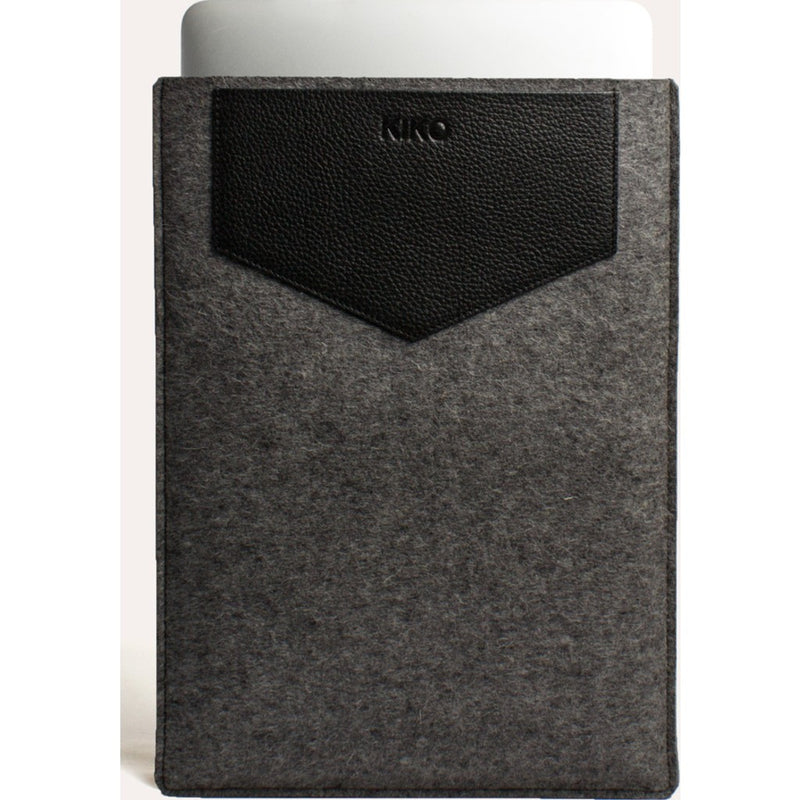 Kiko Leather 13 MacBook Tuck Away Sleeve | Black 500