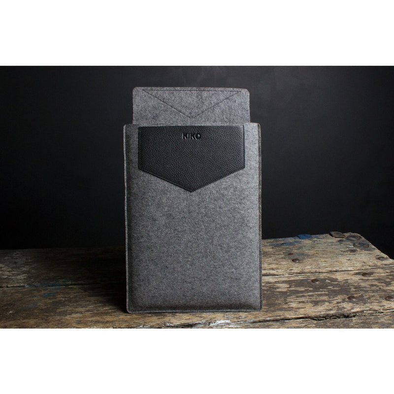 Kiko Leather 13 MacBook Tuck Away Sleeve | Black 500