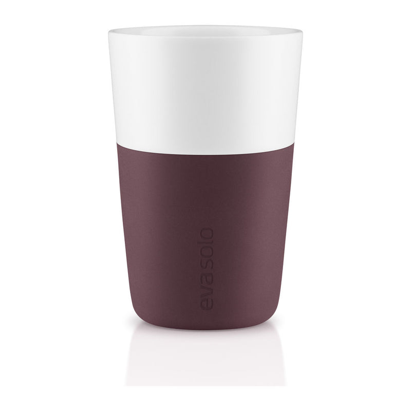 Eva Solo Caf_ Latte Tumbler 2 Piece Set | Dark Burgundy- 501060