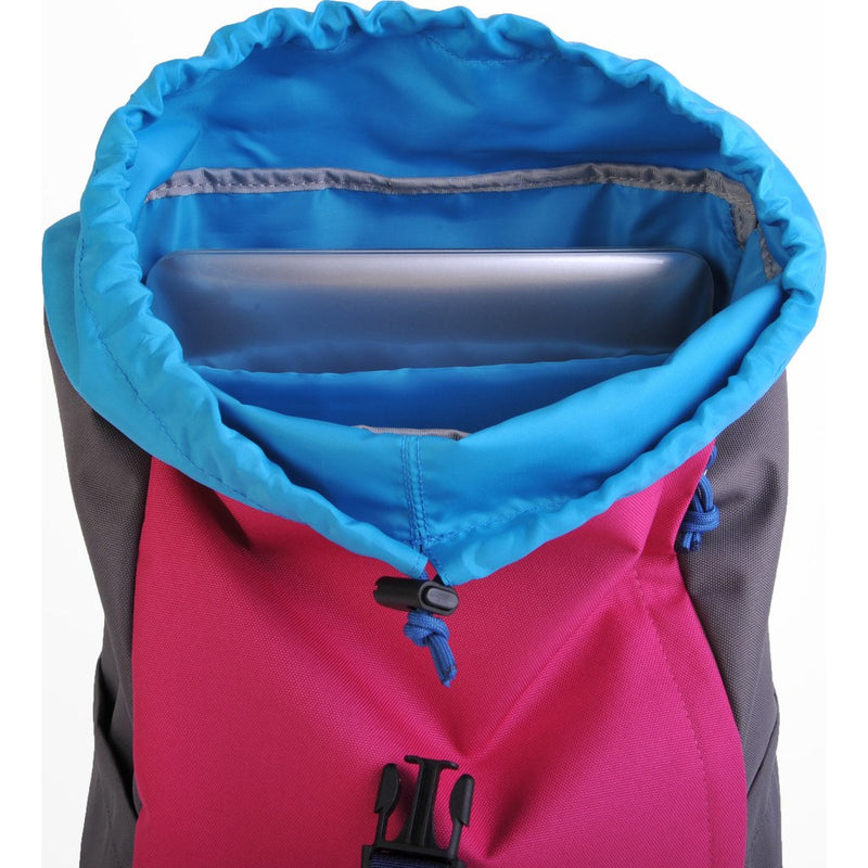 Hellolulu Sutton Drawstring Backpack | Pink/Dark Grey HLL-50110-PNK