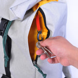 Hellolulu Sutton Drawstring Backpack | Sky Blue/Navy HLL-50110-SKY