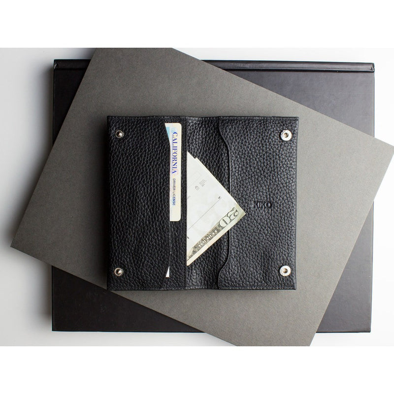 Kiko Leather iPhone 6/6s Wallet | Black 501