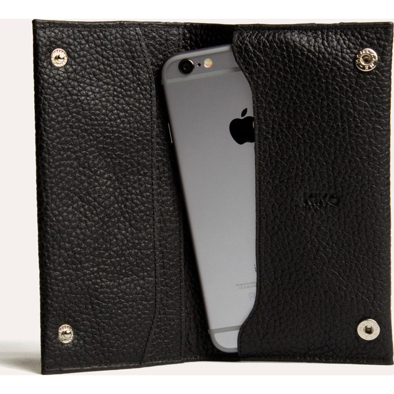 Kiko Leather iPhone 6/6s Wallet | Black 501