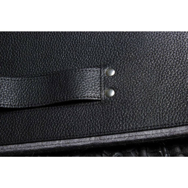 Kiko Leather 13 Macbook Go Case | Black 507