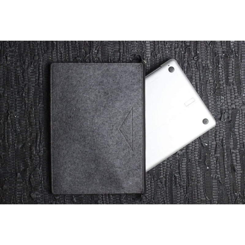 Kiko Leather 13 Macbook Go Case | Black 507