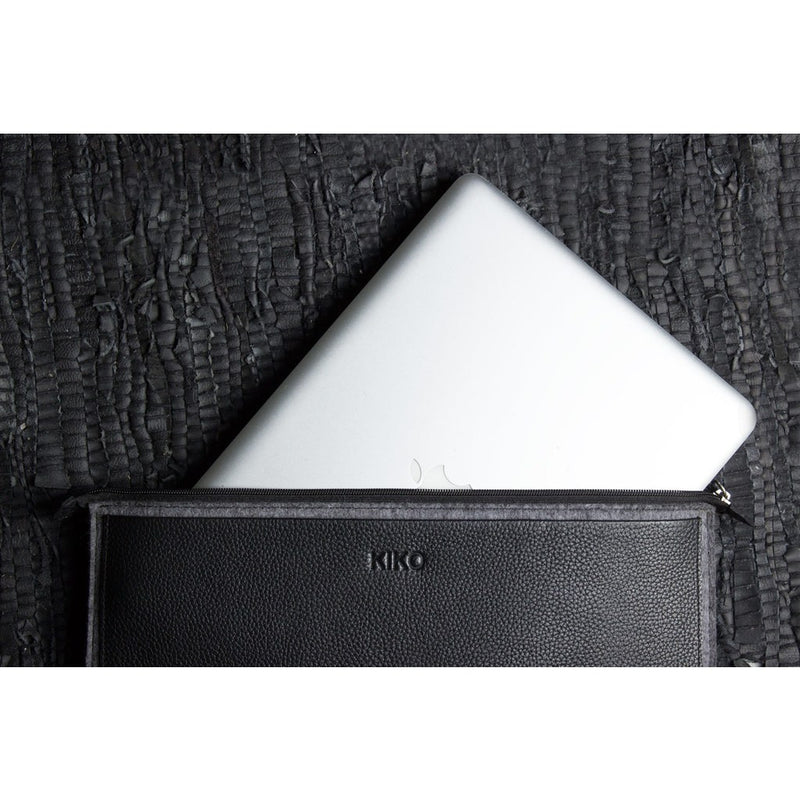 Kiko Leather 13 Macbook Go Case | Black 507