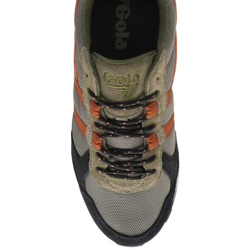 Gola Classics Men's Altitude Sneakers | Khaki/Black/Moody Orange