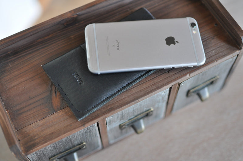 Kiko Leather iPhone 6/6s Plus Wrap | Black 522