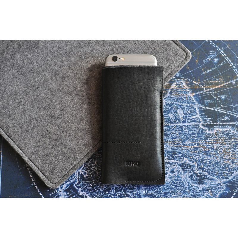 Kiko Leather iPhone 6/6s Plus Wrap | Black 522