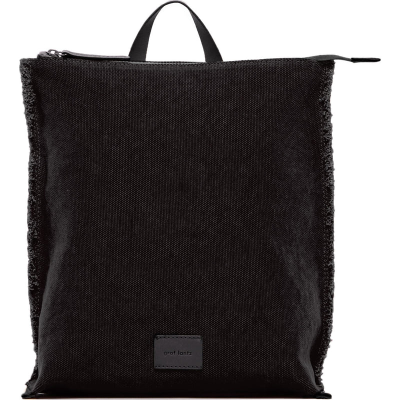 Graf Lantz Hana Backpack | Black Canvas / Black Leather 5257Bkb
