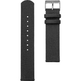 Sternglas Nylon Vegan Strap 20mm | Stone Grey Silver