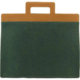 M.R.K.T. Henry Briefcase | Midnight Green/Coffee Brown 532041D