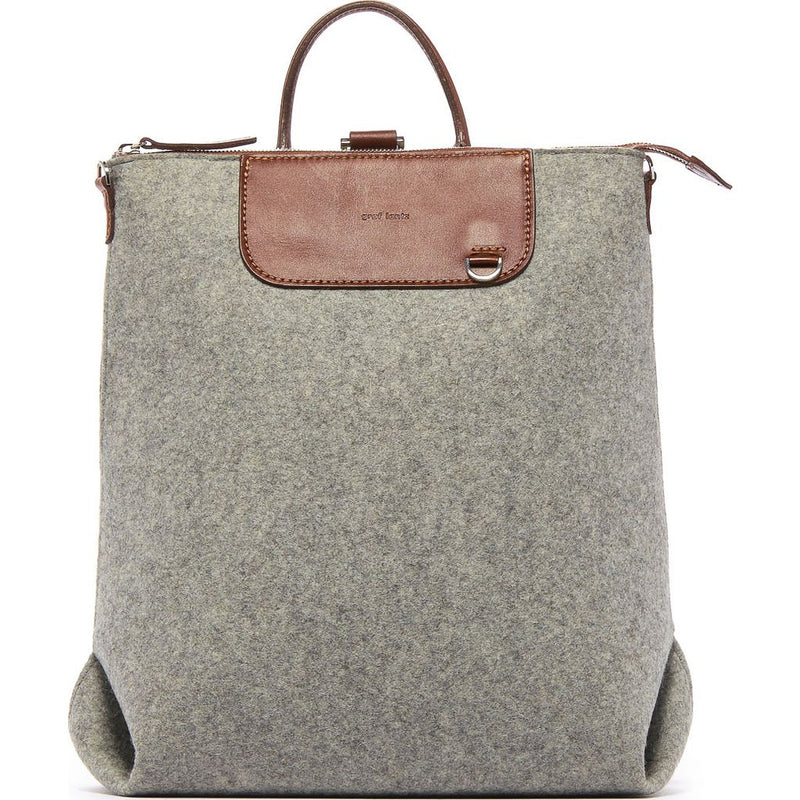 Graf Lantz Bedford Backpack | Granite Felt / Sienna Leather 5331Gs