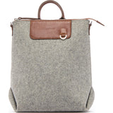 Graf Lantz Bedford Backpack | Mini Granite Felt / Sienna Leather 5339Gs