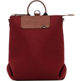Graf Lantz Bedford Backpack | Mini Rosewood Felt / Sienna Leather 5339Rws