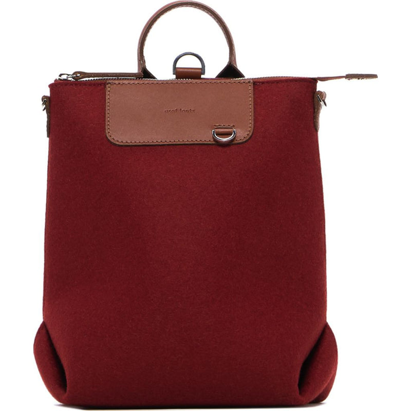 Graf Lantz Bedford Backpack | Mini Rosewood Felt / Sienna Leather 5339Rws