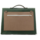 M.R.K.T. Mateo Briefcase | Midnight Green/Teak 534040D