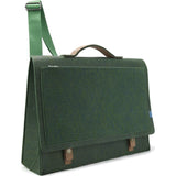 M.R.K.T. Mateo Briefcase | Midnight Green/Teak 534040D