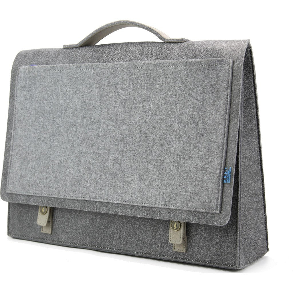 M.R.K.T. Mateo Briefcase Elephant Grey/Stone Grey 534920D – Sportique