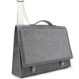 M.R.K.T. Mateo Briefcase | Elephant Grey/Stone Grey 534920D