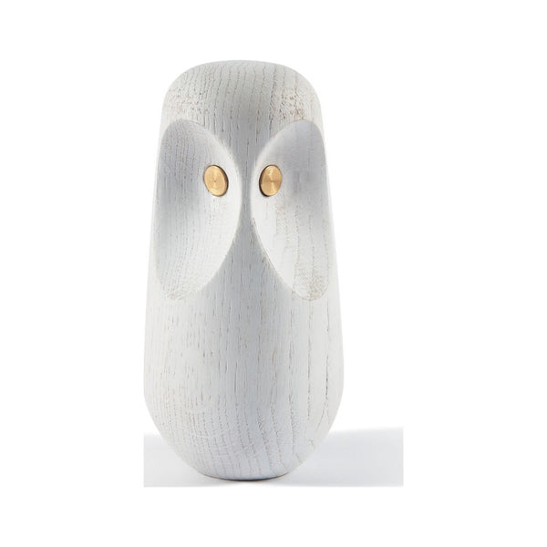 Atipico Corbaris Large Wooden Owl | Snow 5412