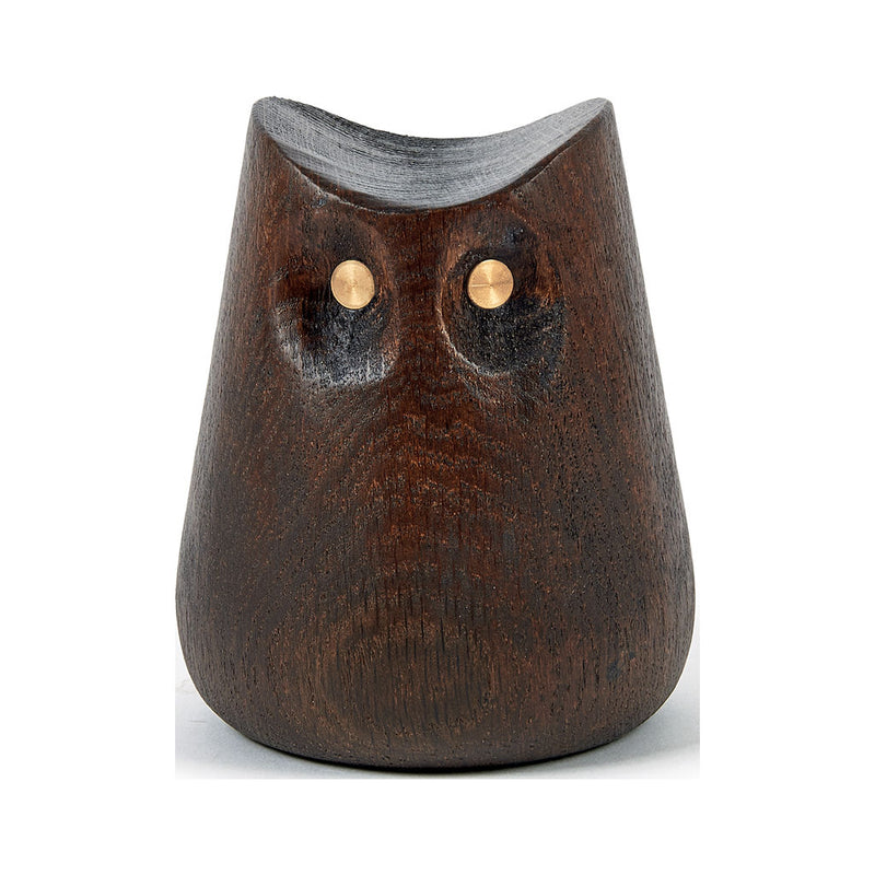 Atipico Savis Small Wooden Owl | Smoke 5416