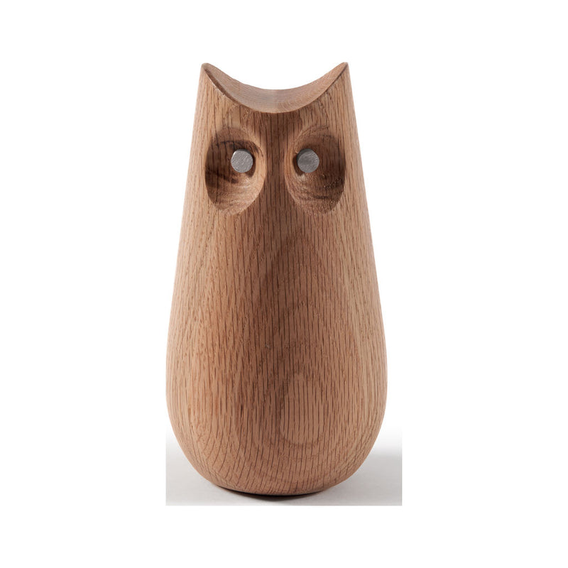 Atipico Savis Large Wooden Owl | Natural