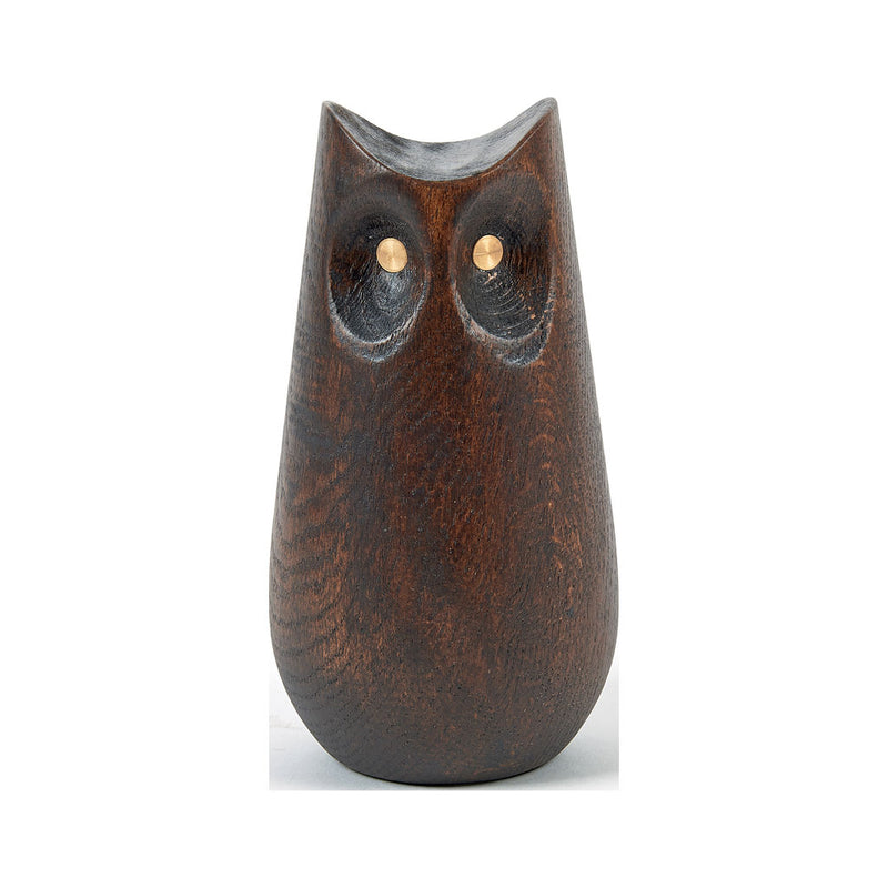 Atipico Savis Large Wooden Owl | Smoke