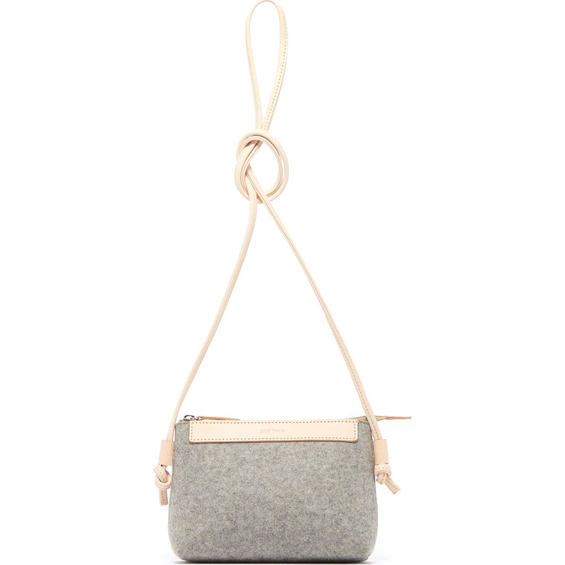 Graf Lantz Sora Crossbody Bag | Granite/ Natural Leather 5465Gnt
