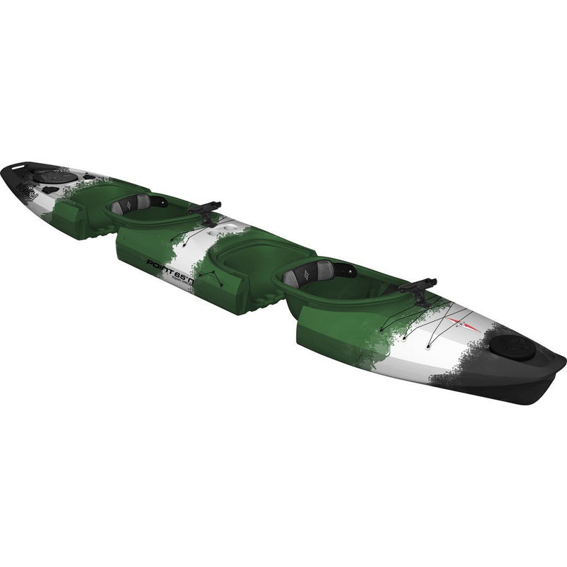 Point 65 Martini GTX Angler Modular Tandem Kayak | Green Camo