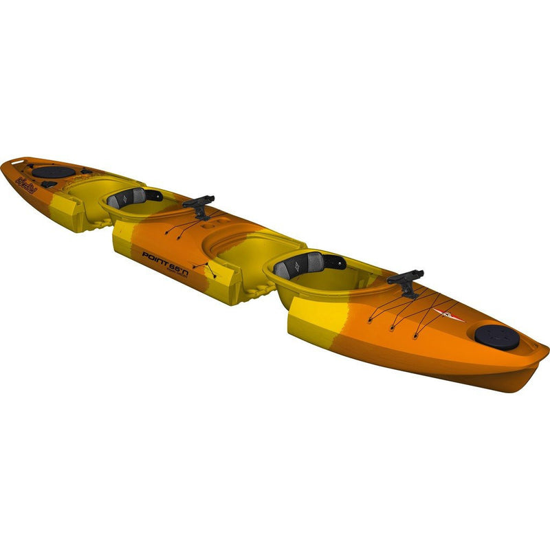 Point 65 Martini GTX Angler Modular Tandem Kayak | Yellow/Orange