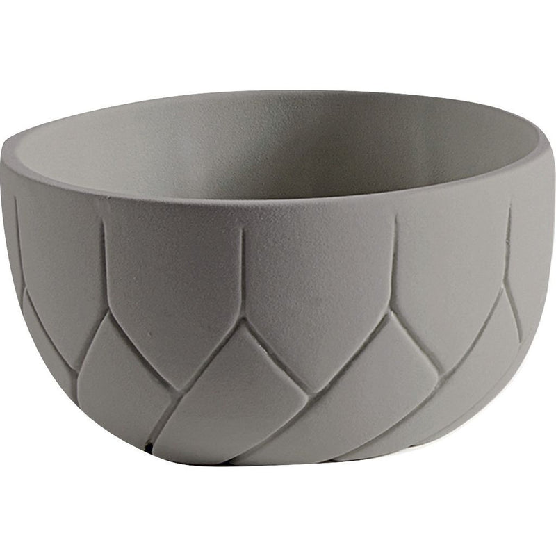 Atipico Frattali Small Ceramic Bowl | Beige Gray 5552