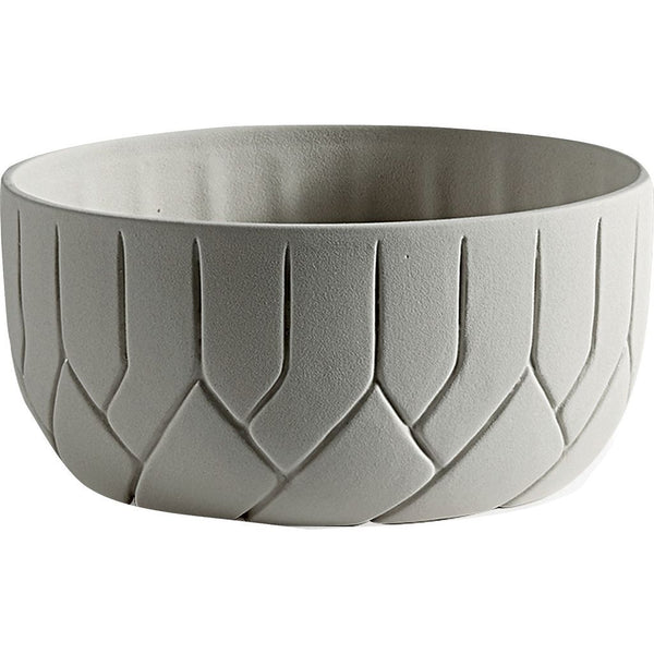 Atipico Frattali Large Ceramic Bowl | Cream Color