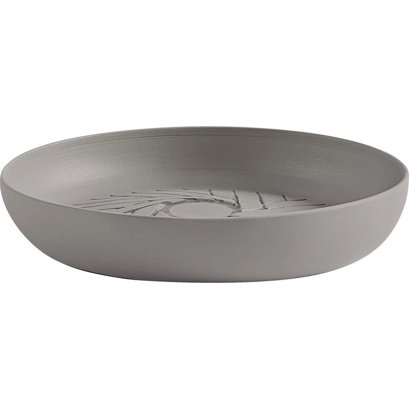 Atipico Frattali Ceramic Centerpiece | Beige Gray 5562