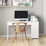 TemaHome Prado Office Desk | Pure White / White Lacquer 9500.052545