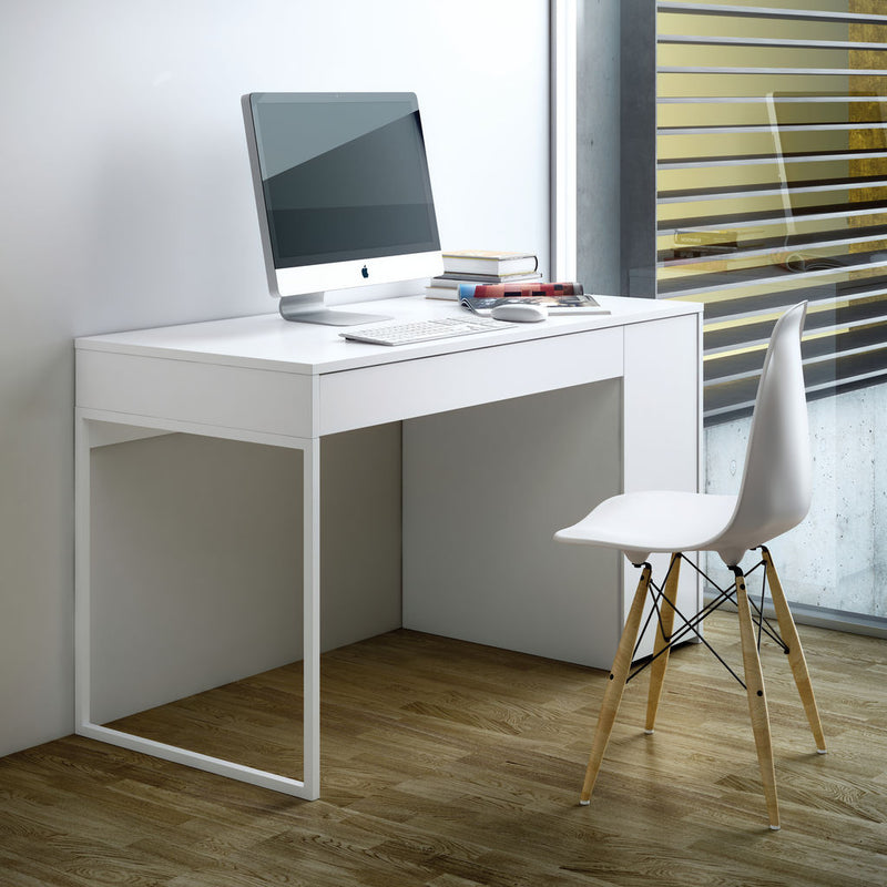 TemaHome Prado Office Desk | Pure White / White Lacquer 9500.052545