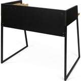 TemaHome Volga Desk | Oak / Pure Black 165064-VOLGA