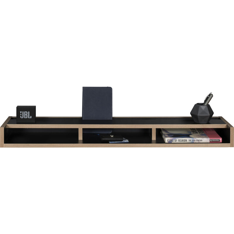 Temahome Ply Wall Shelf | Black