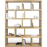 TemaHome Berlin 5 Levels Bookcase 150 Cm | Oak 118999-BERLIN5150