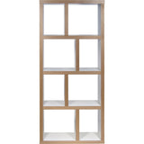 TemaHome Berlin 4 Levels Bookcase 70 Cm | Pure White / Plywood 118999-BERLIN470
