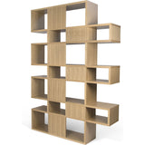 TemaHome London 003 Compostition Bookcase | Oak Frame, Oak Backs 9500.319716