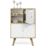 TemaHome Niche Cupboard | Oak / Pure White 9500.402692