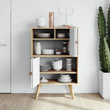 TemaHome Niche Cupboard | Oak / Pure White 9500.402692